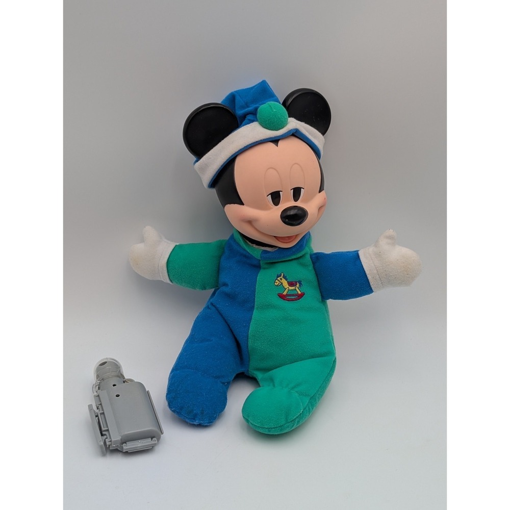 Mattel Mickey Mouse Plush Lights Up Stick 12 Inch Disney Arcotoys Stuffed Animal